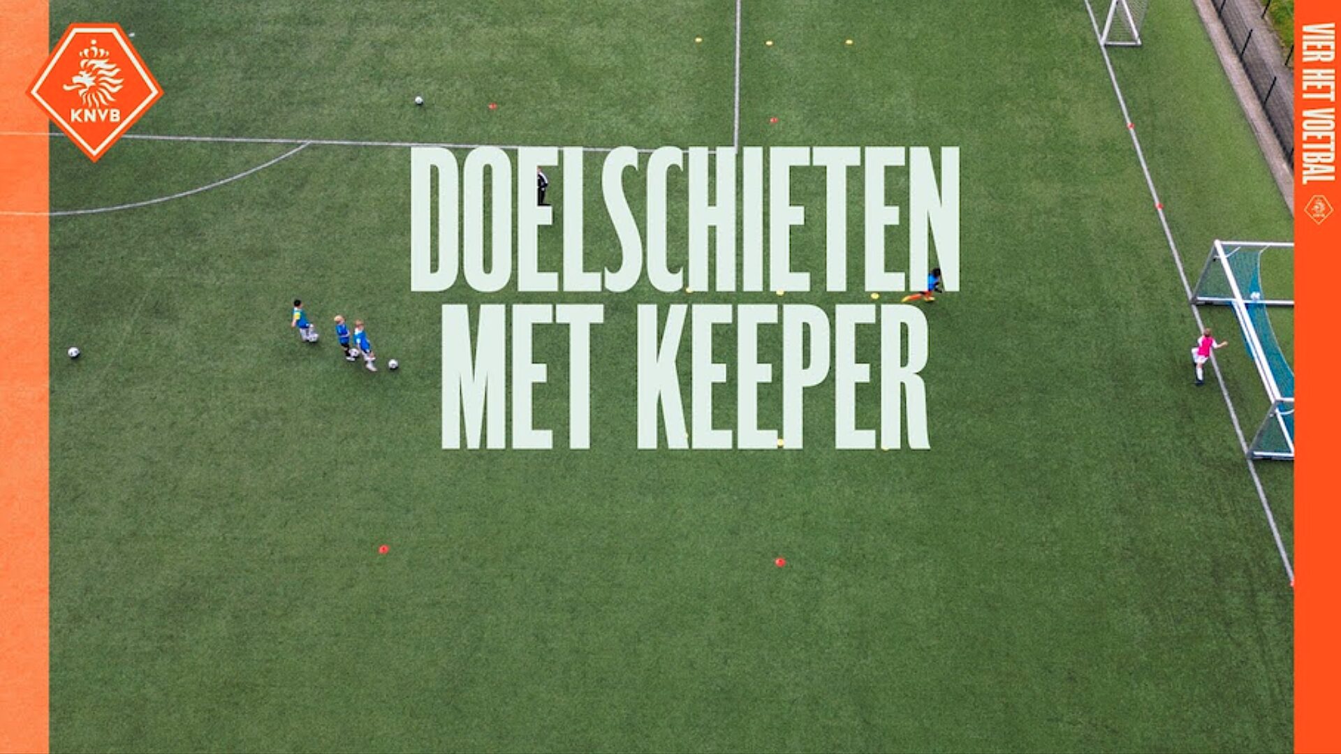 Doelschietspel met keeper