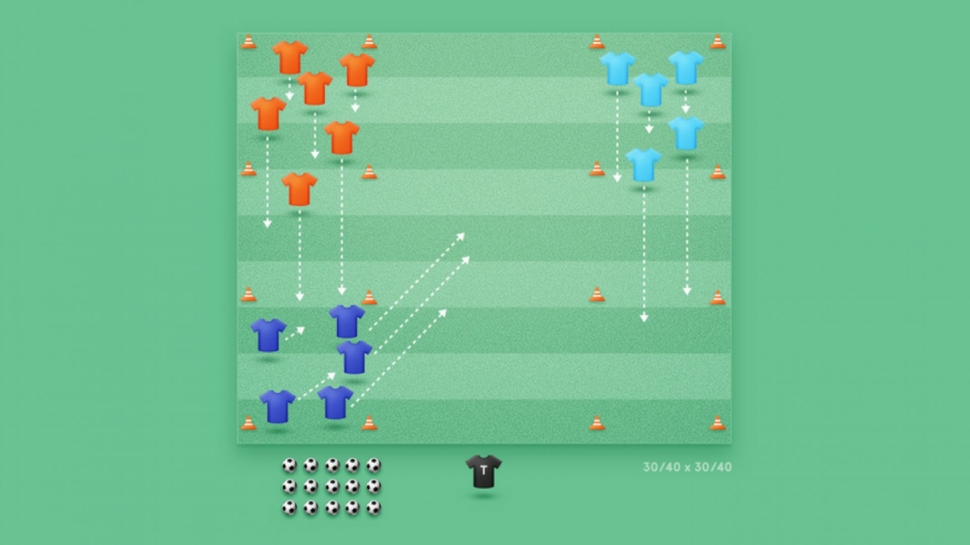 Vakkenspel in vierkanten