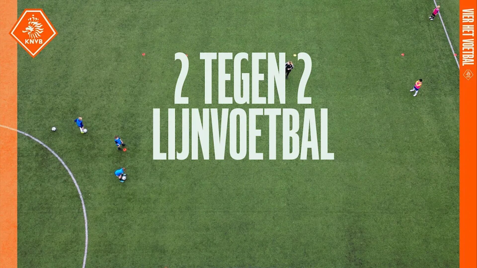 2 tegen 2 lijnvoetbal