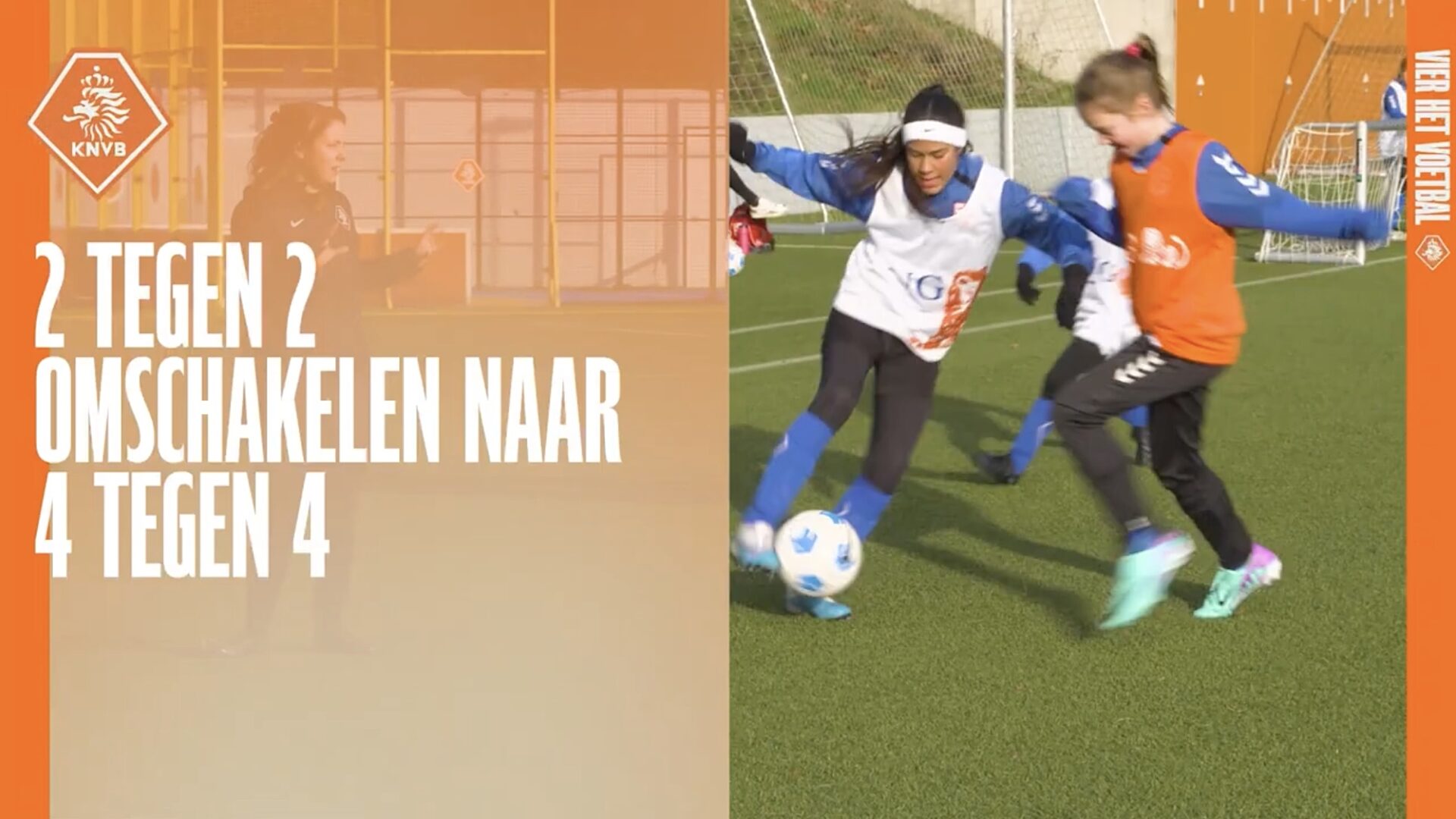 2 tegen 2 omschakelen naar 4 tegen 4
