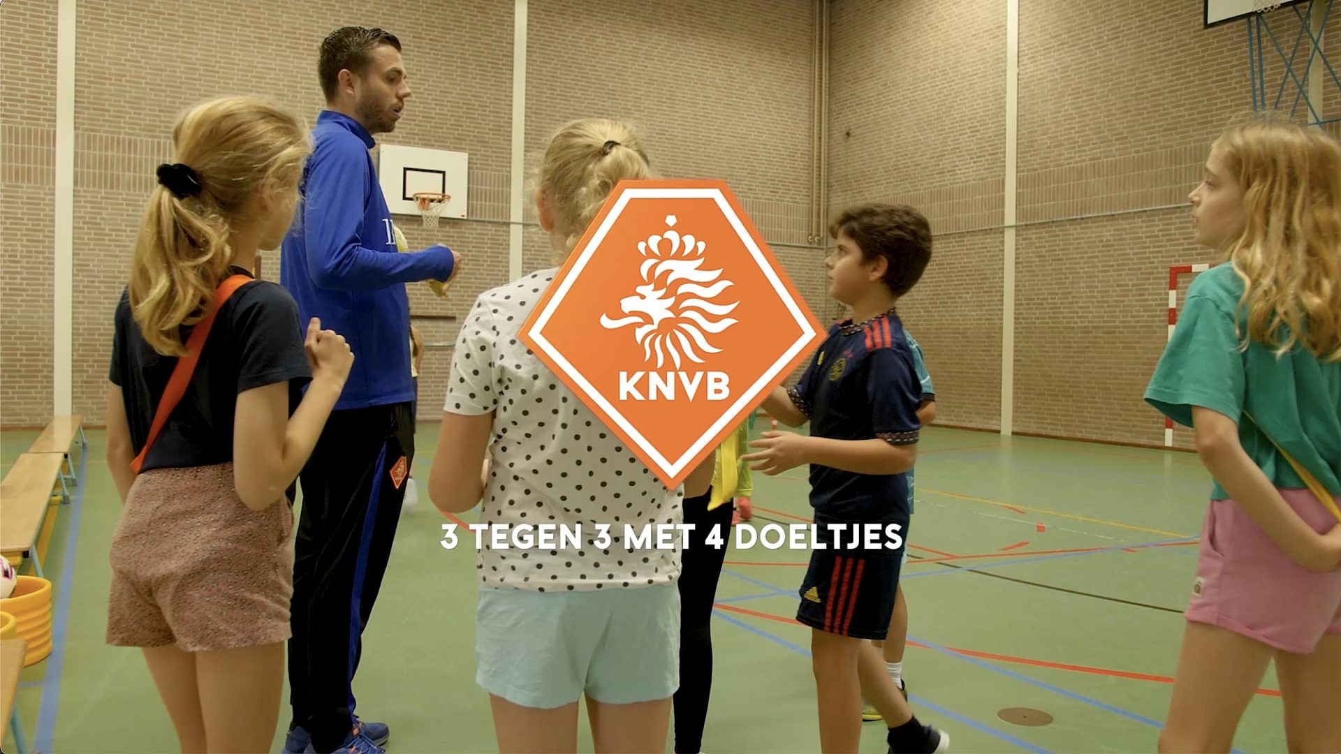 3 tegen 3 met 4 doeltjes