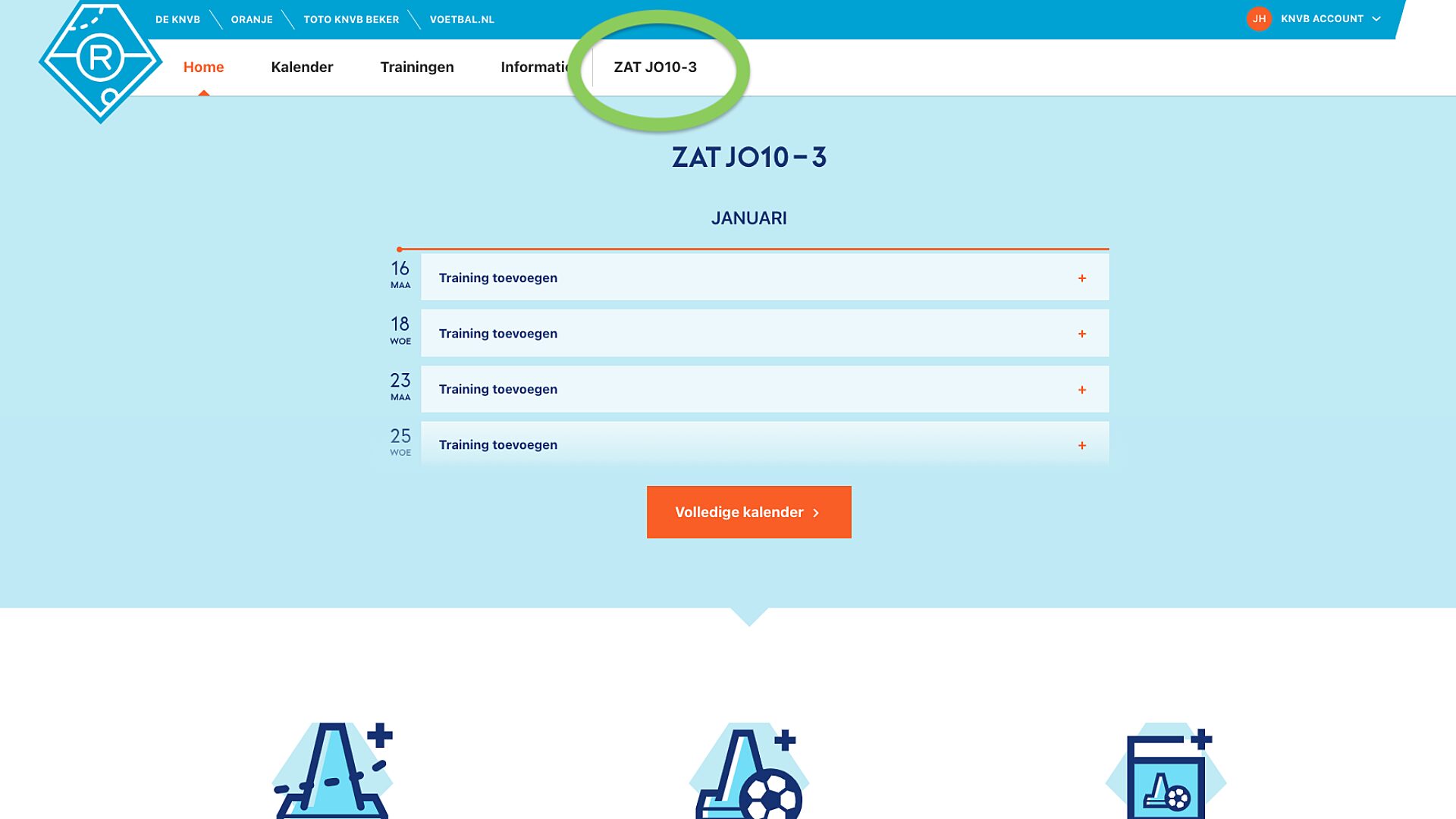 Wedstrijdmodus aanzetten