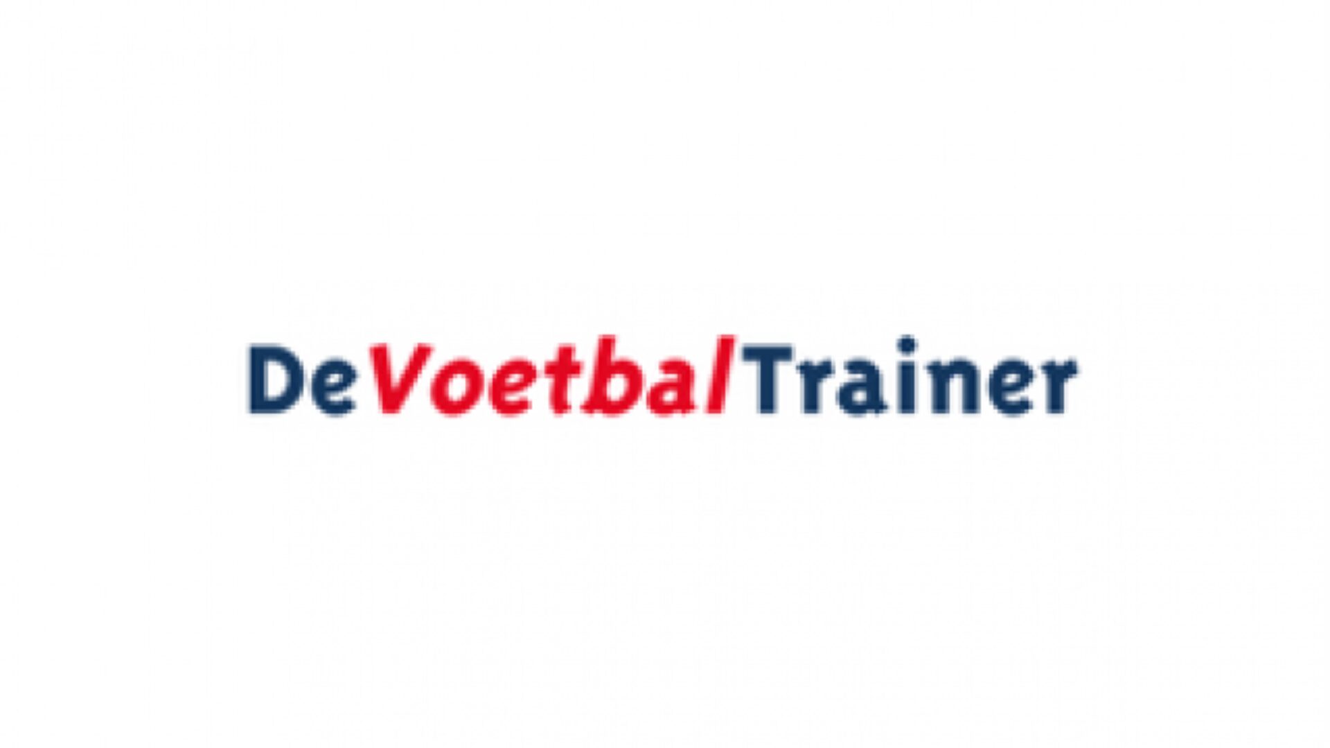 Logo de voetbaltrainer