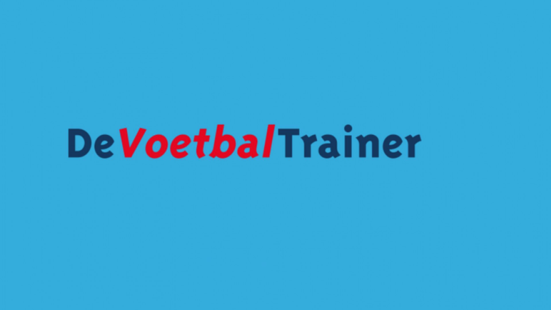 De voetbaltrainer