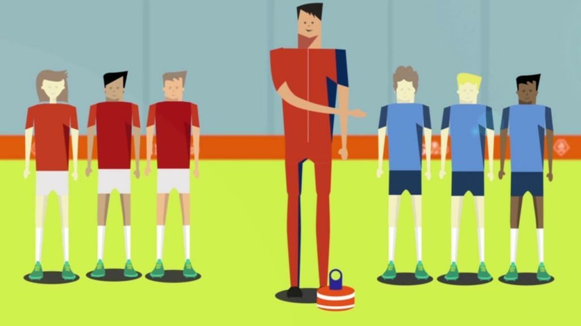 De Voetbaltraining video