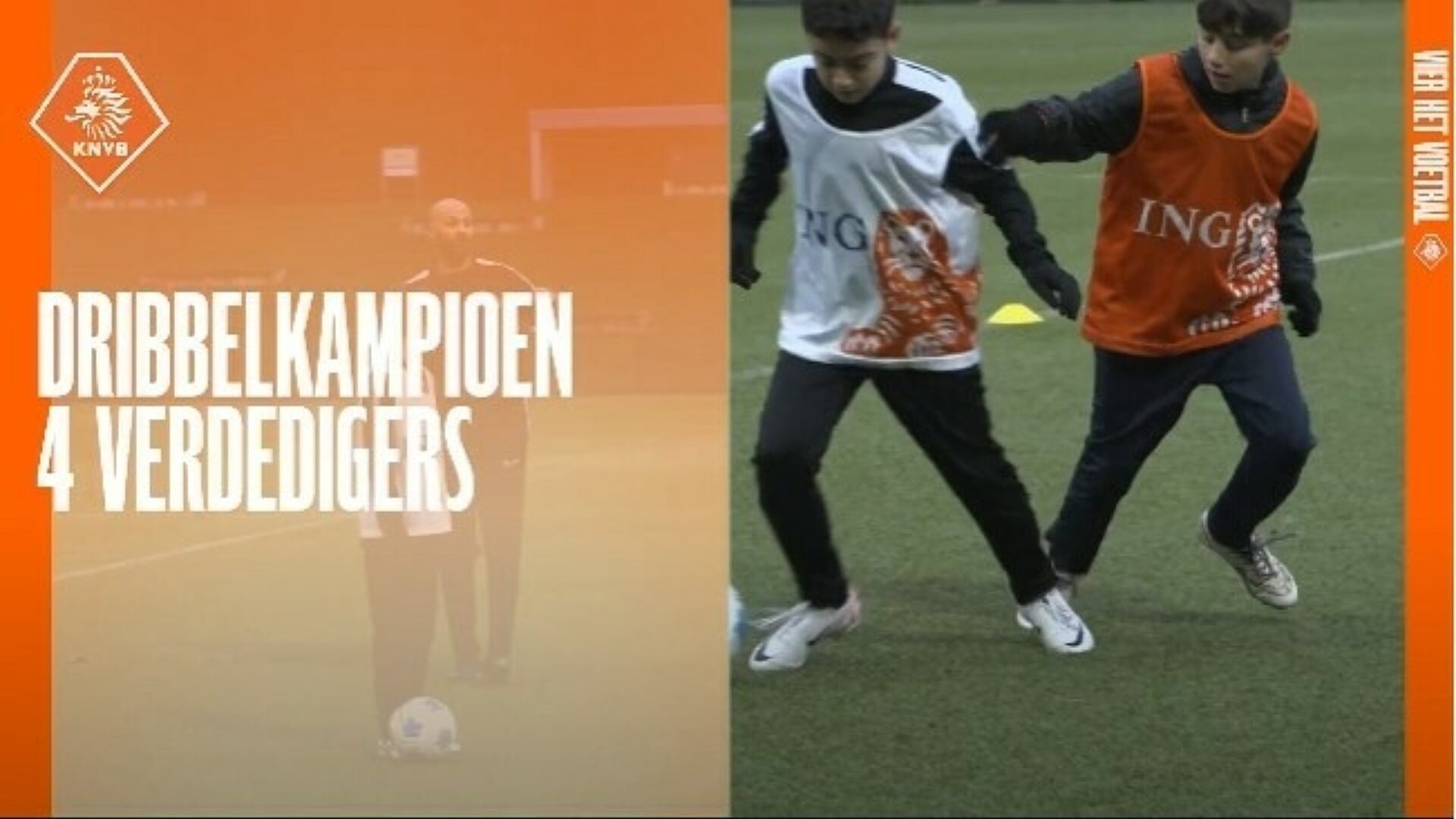 Dribbelkampioen 4 verdedigers