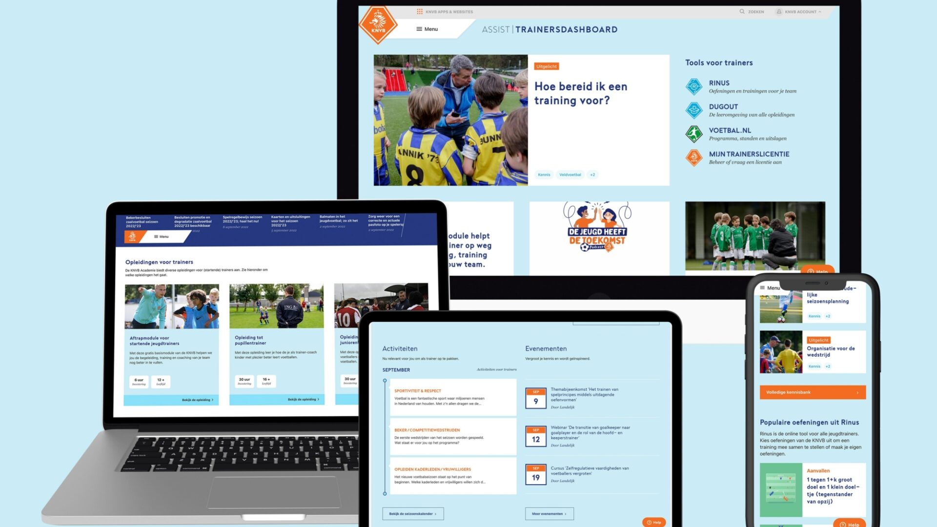 KNVB Assist Trainersdashboard