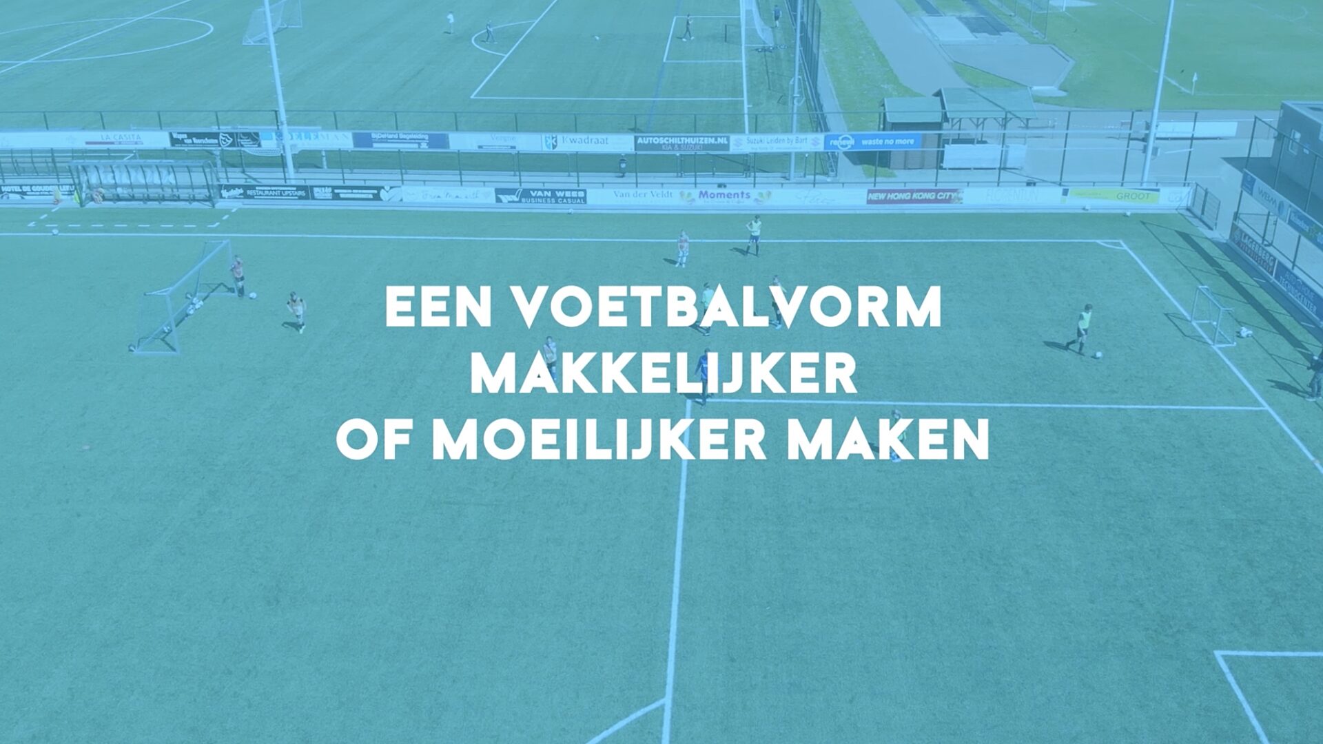 Trainerstip Makkelijker moeilijker maken oefening