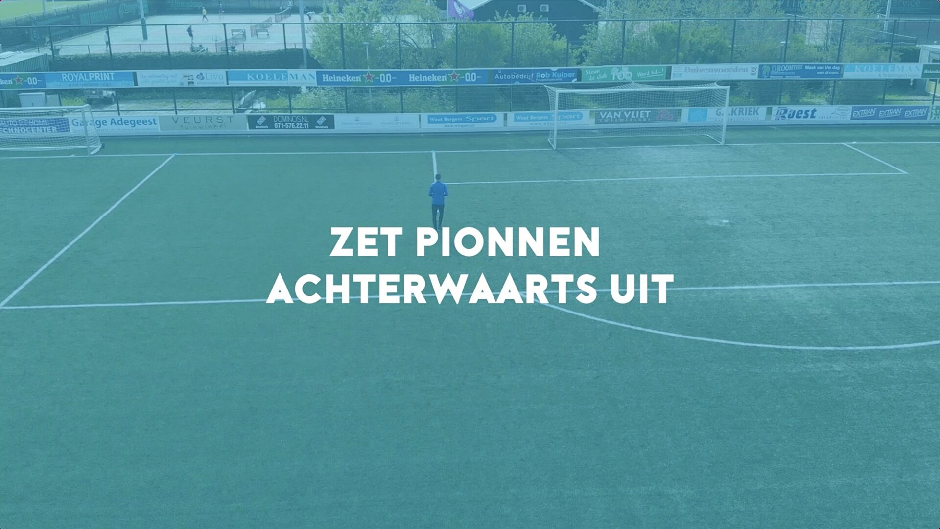 Trainerstip Zet Pionnen Achterwaarts uit