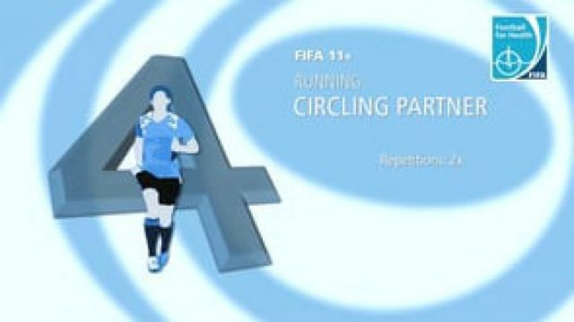 Warming-up Lopen rond medespelers