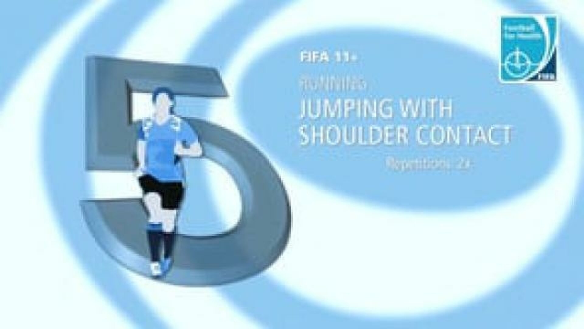 Warming-up Springen met schoudercontact