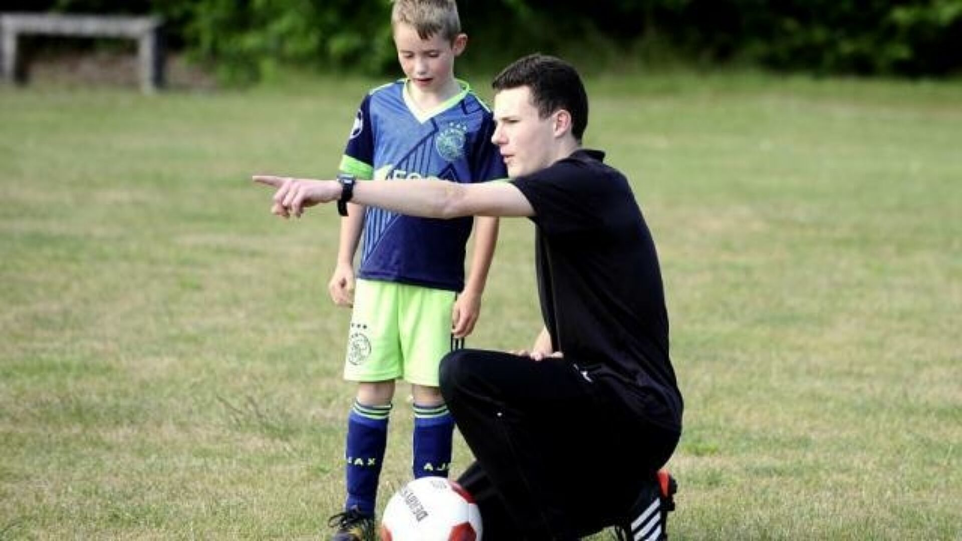 Aanwijzingen door voetbalcoach