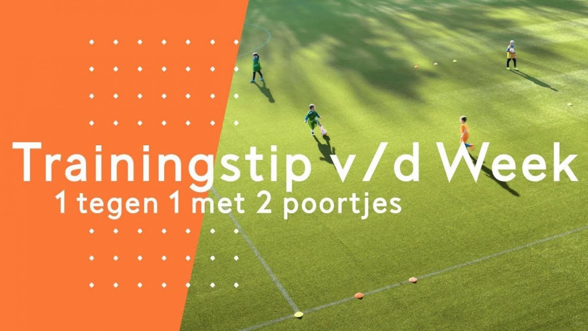 Trainingstip 1 tegen 1 met poortjes